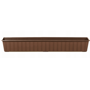 Балконный ящик Агро IS1000 100 см (цвет коричневый) для растений
