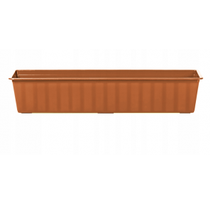 Балконный ящик Агро IS600 60 см (коричневый) для растений рассады